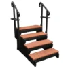 Swim Spa Steps 4 - Redwood